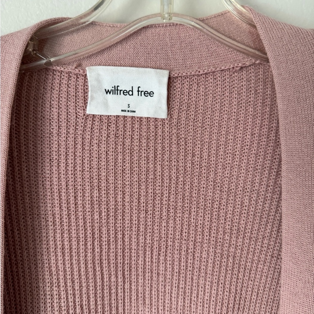 Wilfred Free Pink Cardigan Sweater - Picture 2 of 3
